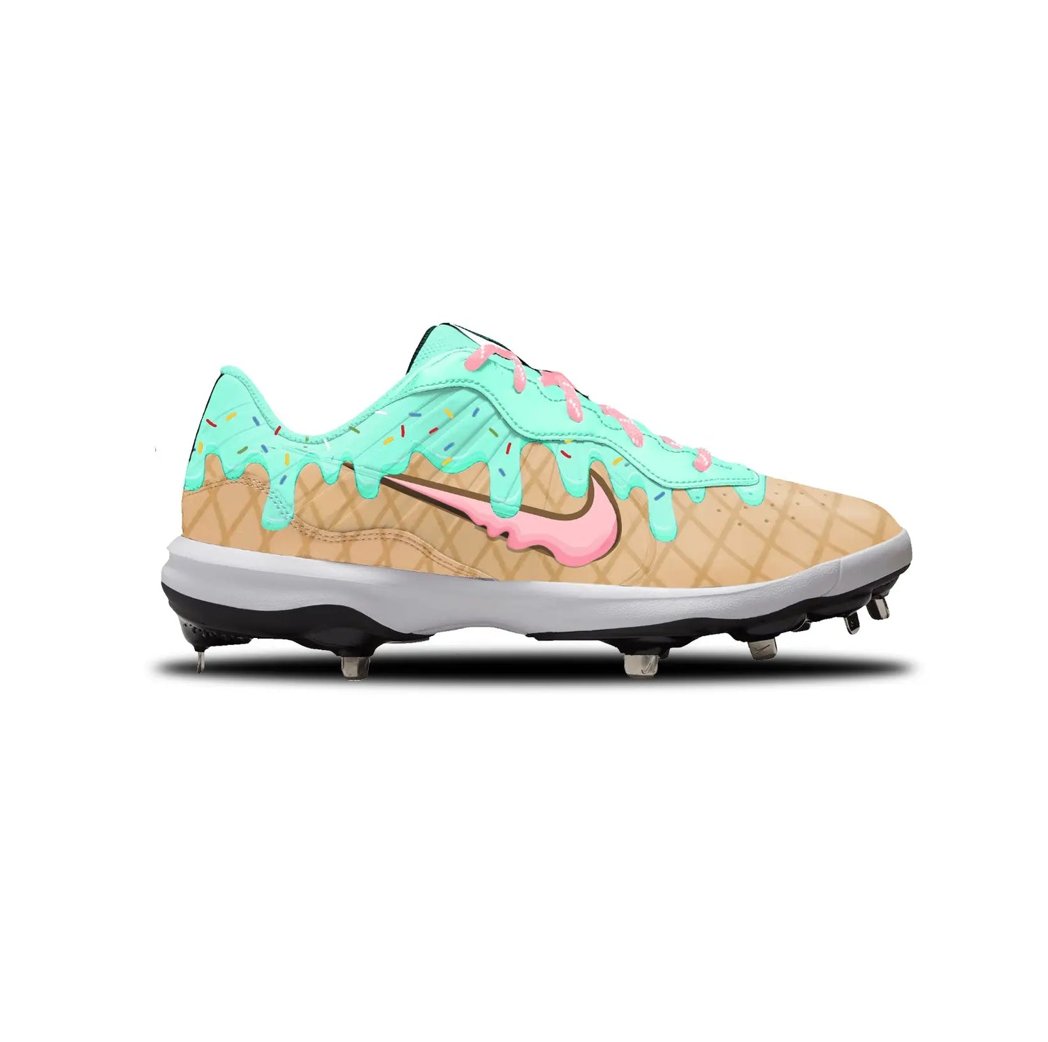 Ice Cream Baseball Cleats Gameday Custom Kicks