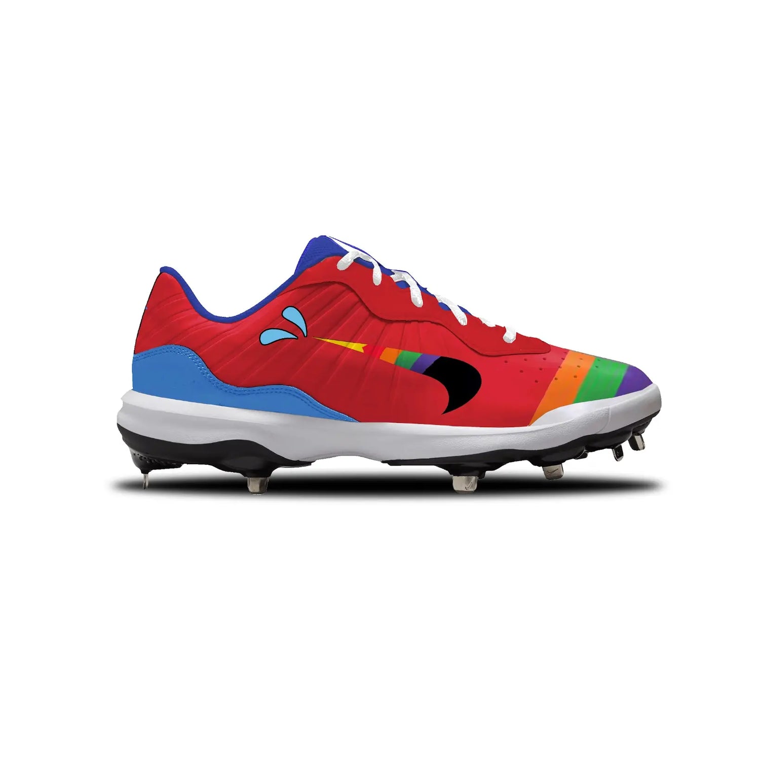Looped Fruit Baseball Cleats Gameday Custom Kicks
