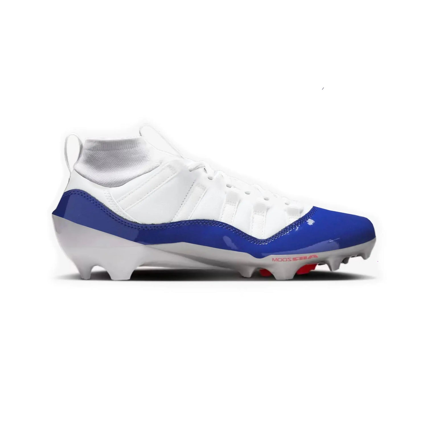 Jordan 11 Cut & Sew Material Football Cleats Gameday Custom Kicks