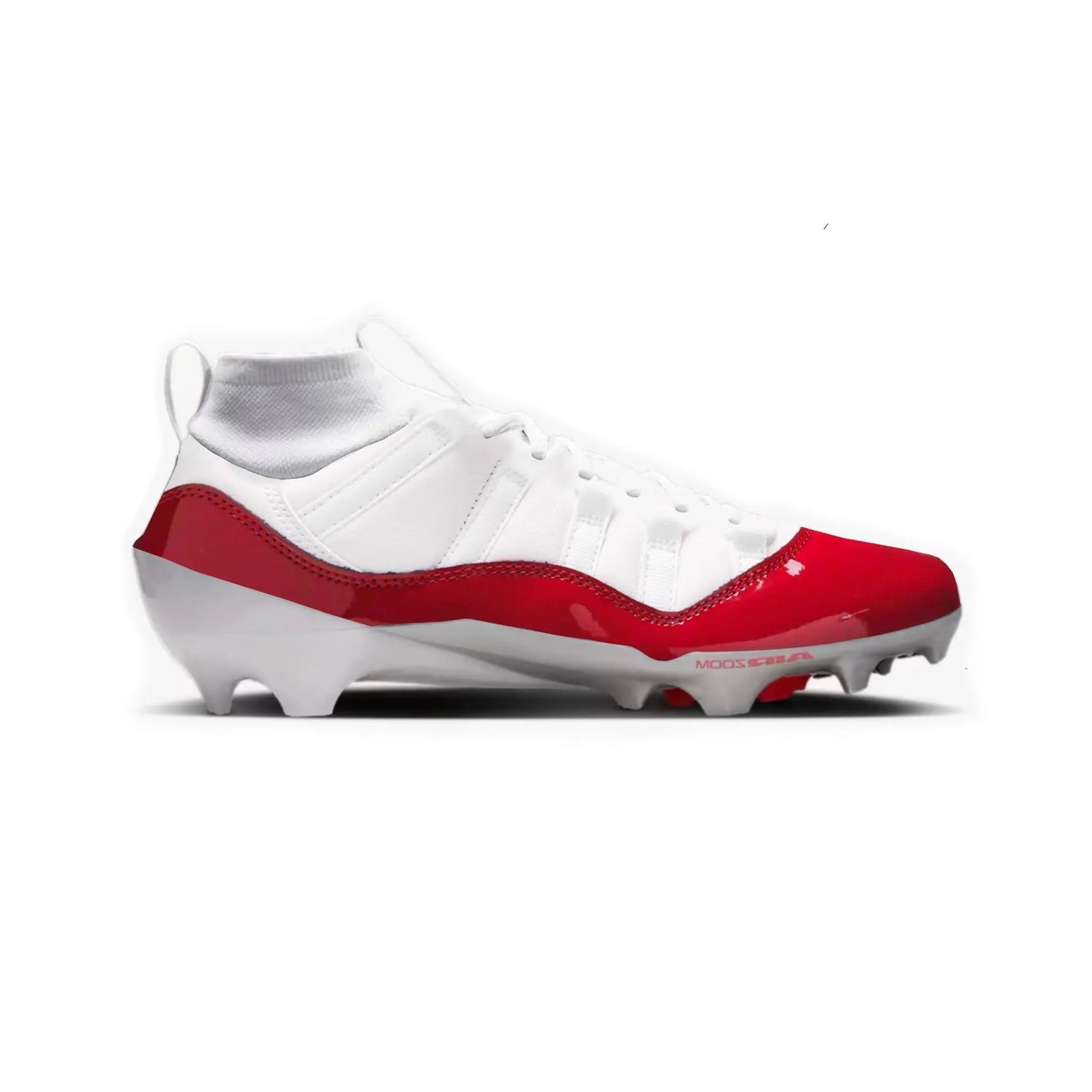 Jordan 11 Cut & Sew Material Football Cleats Gameday Custom Kicks