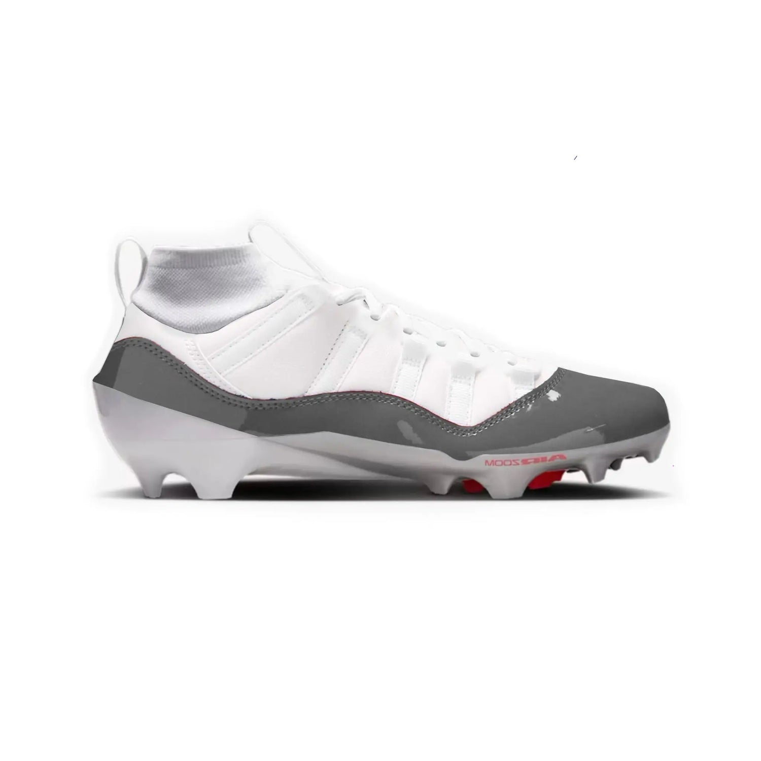 Jordan 11 Cut & Sew Material Football Cleats Gameday Custom Kicks