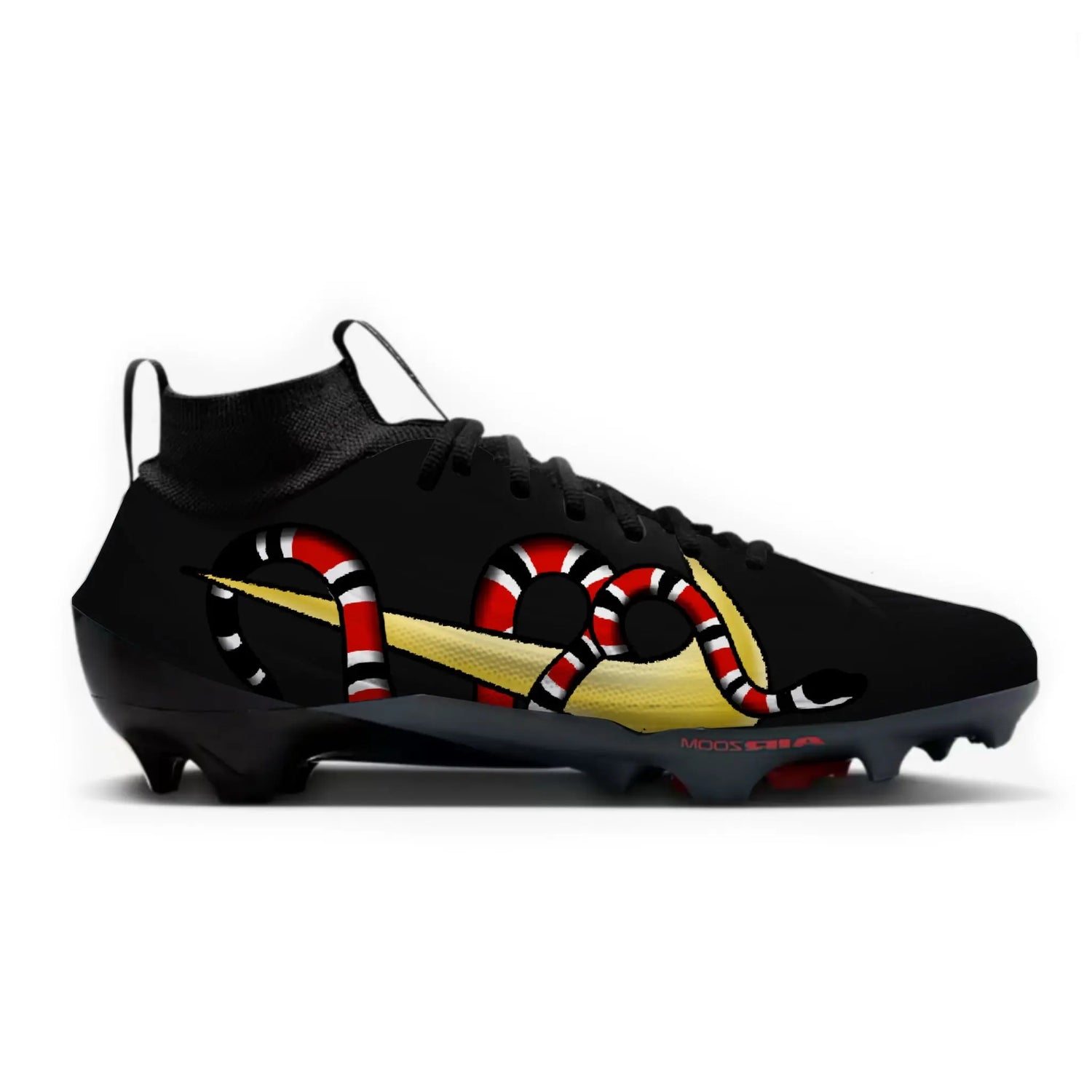 Snake Football Cleats Gameday Custom Kicks