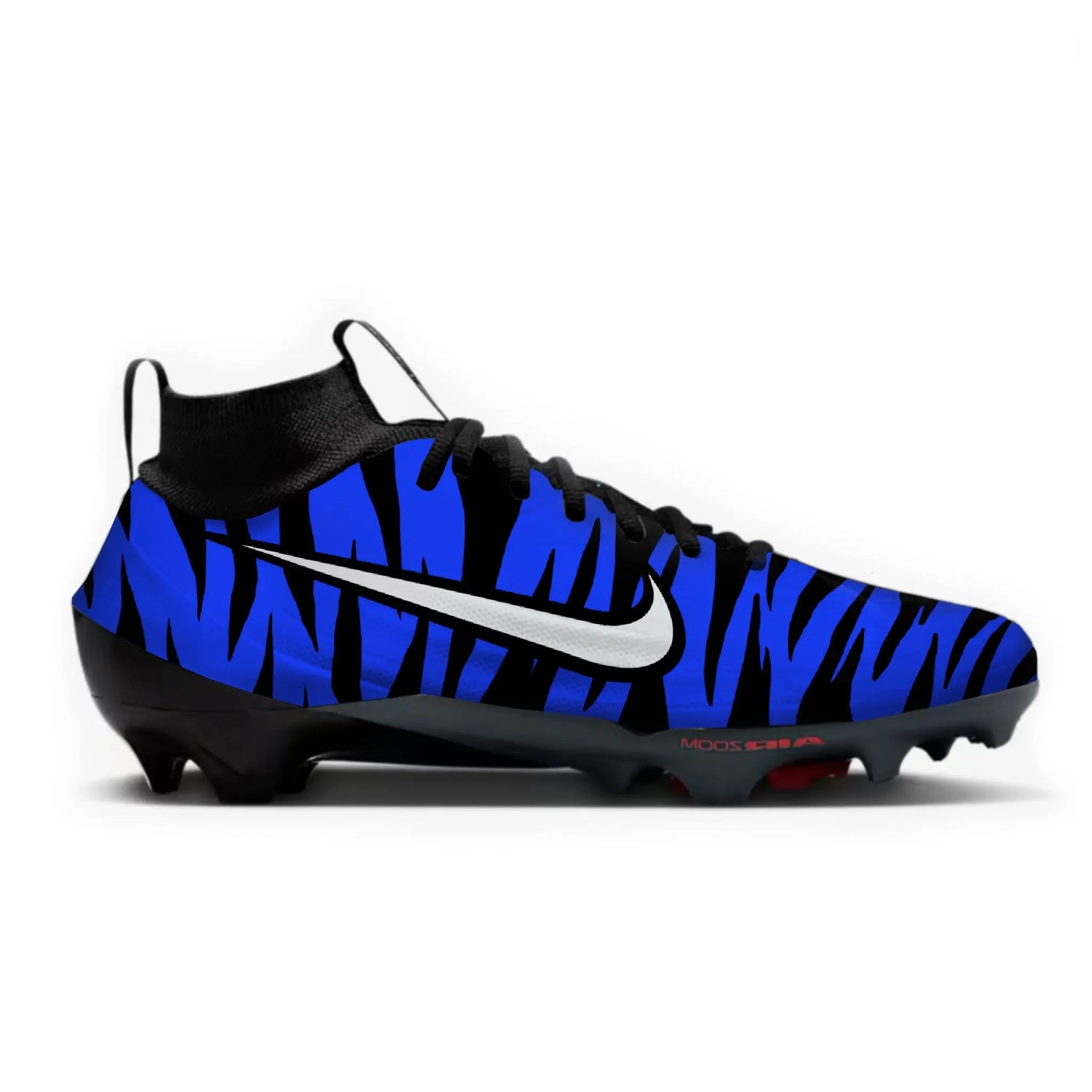 Tiger Stripe Football Cleats Gameday Custom Kicks