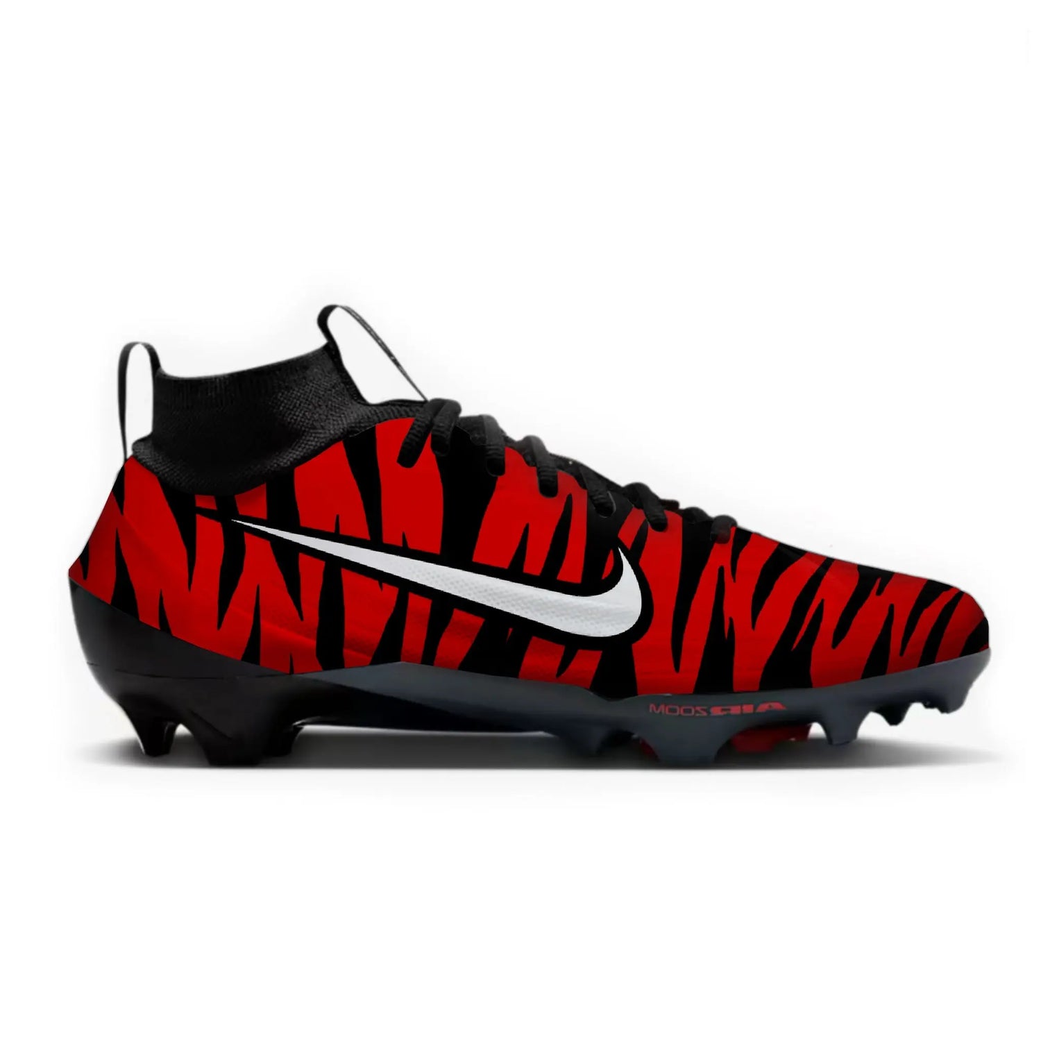 Tiger Stripe Football Cleats Gameday Custom Kicks