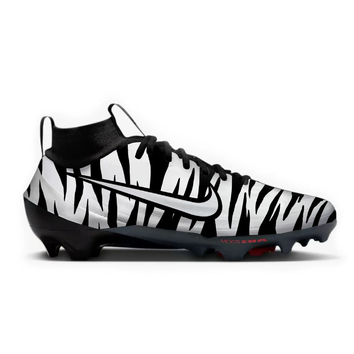 Tiger Stripe Football Cleats Gameday Custom Kicks