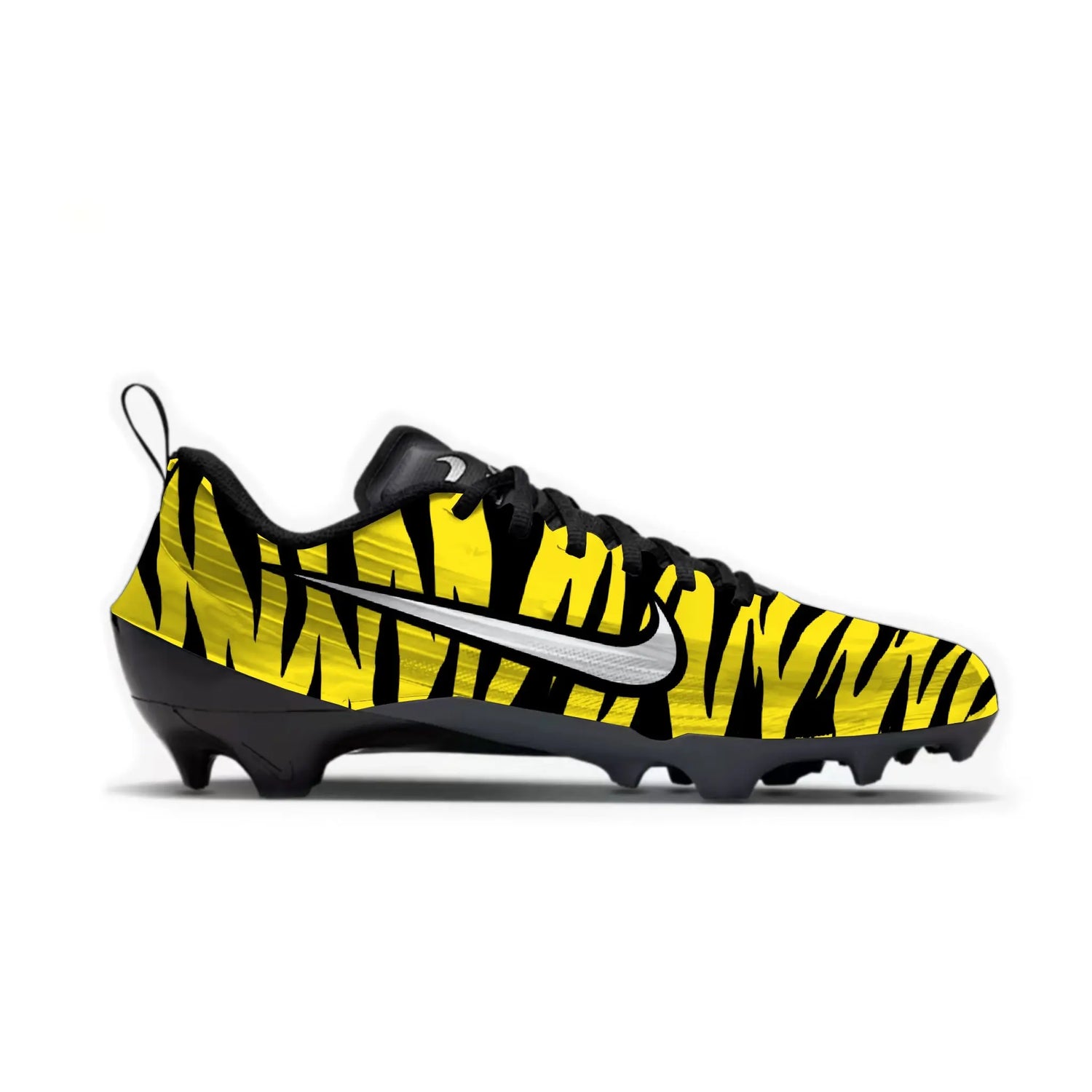 Tiger Stripe Football Cleats Gameday Custom Kicks