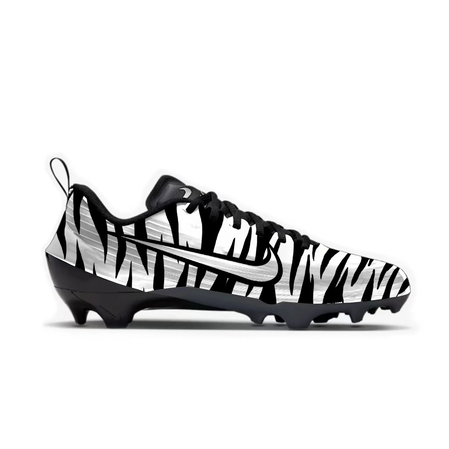Tiger Stripe Football Cleats Gameday Custom Kicks