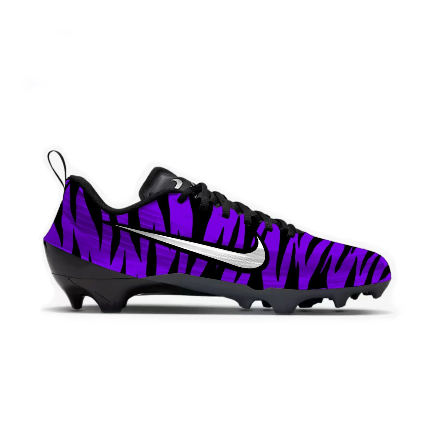 Tiger Stripe Football Cleats Gameday Custom Kicks