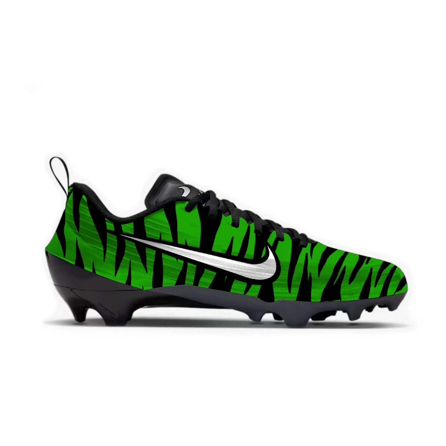Tiger Stripe Football Cleats Gameday Custom Kicks