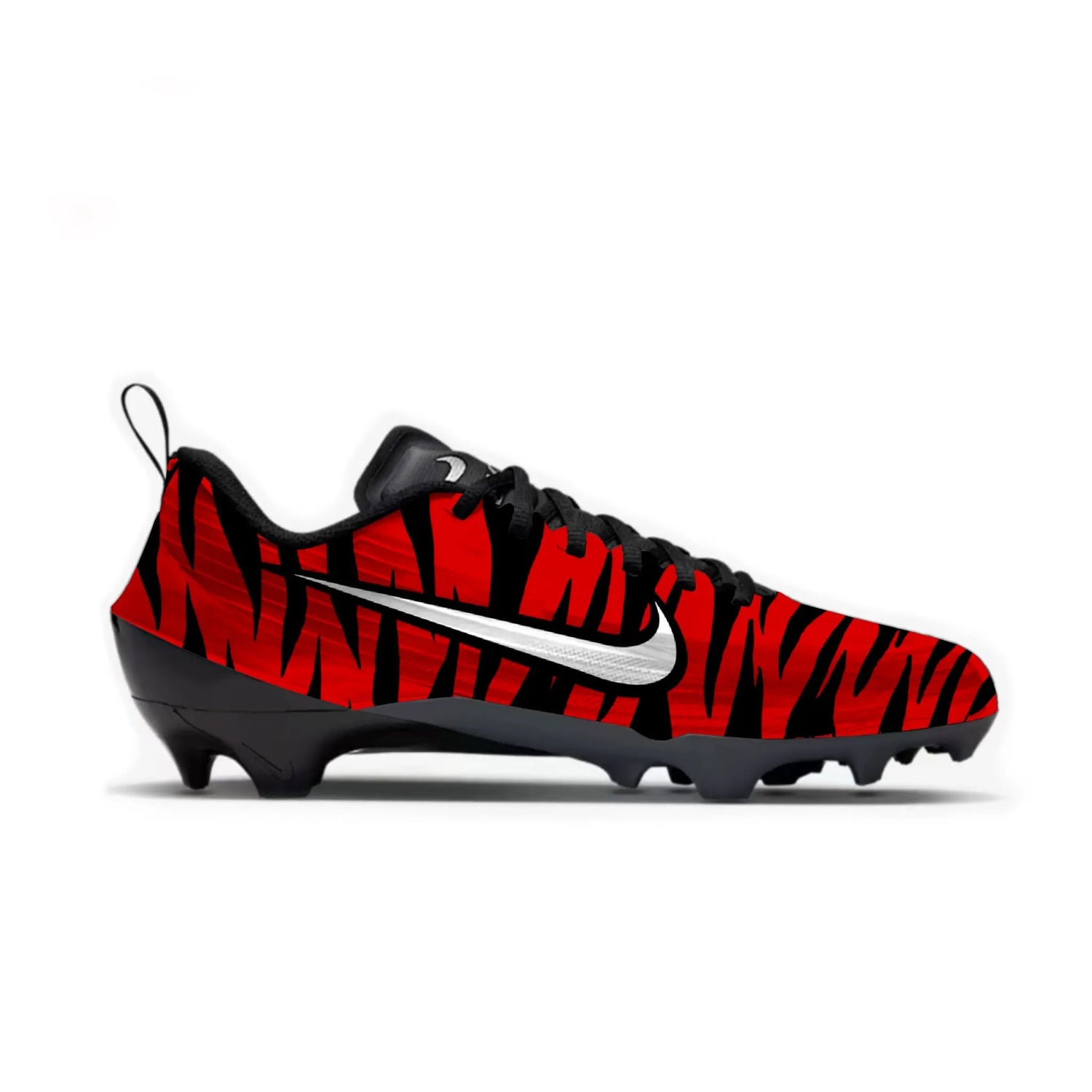 Tiger Stripe Football Cleats Gameday Custom Kicks
