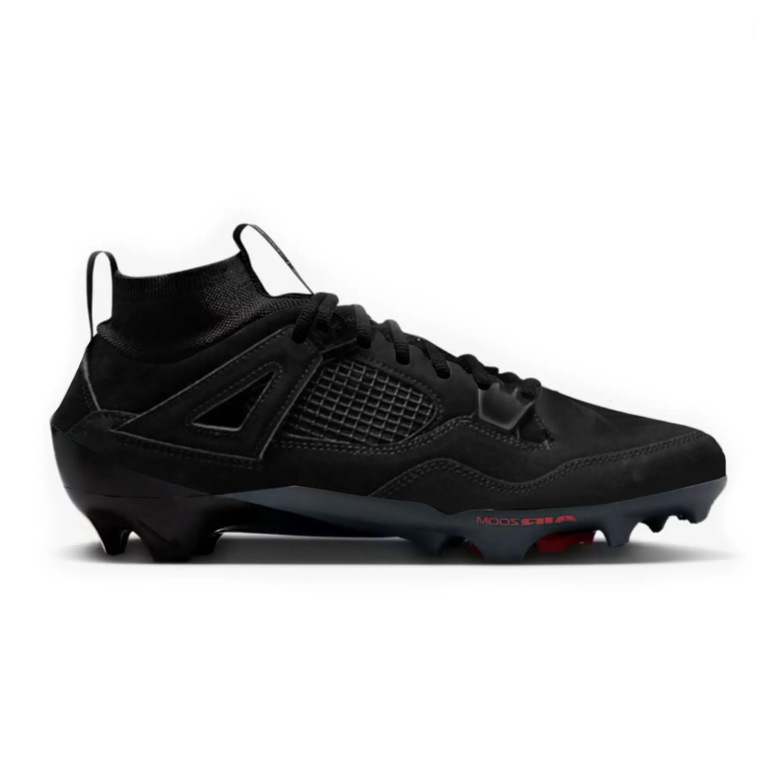 Jordan 4 Cut & Sew Material Football Cleats Gameday Custom Kicks