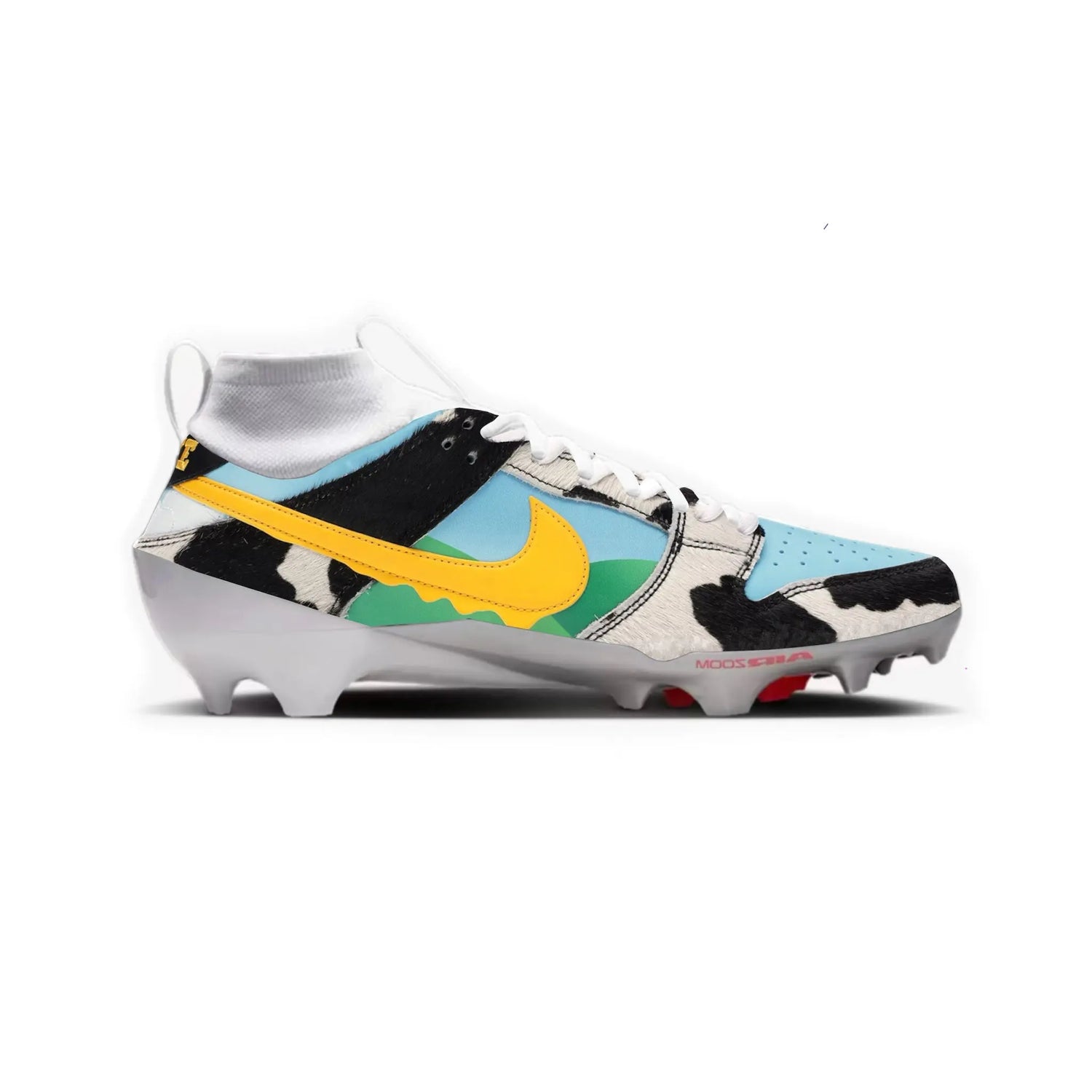 Chunky Dunk Cut & Sew Material Football Cleats Gameday Custom Kicks