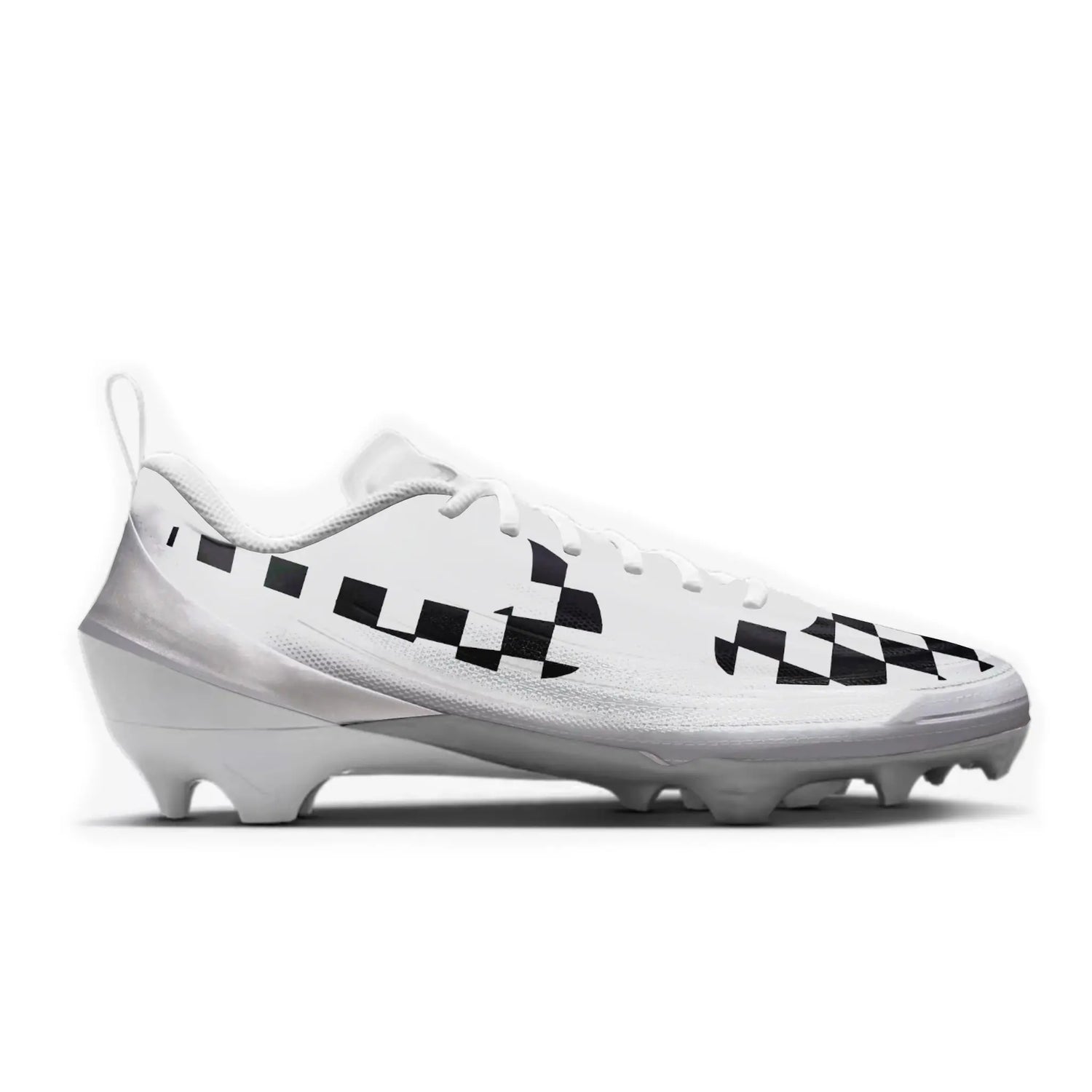 Checkered Football Cleats Gameday Custom Kicks