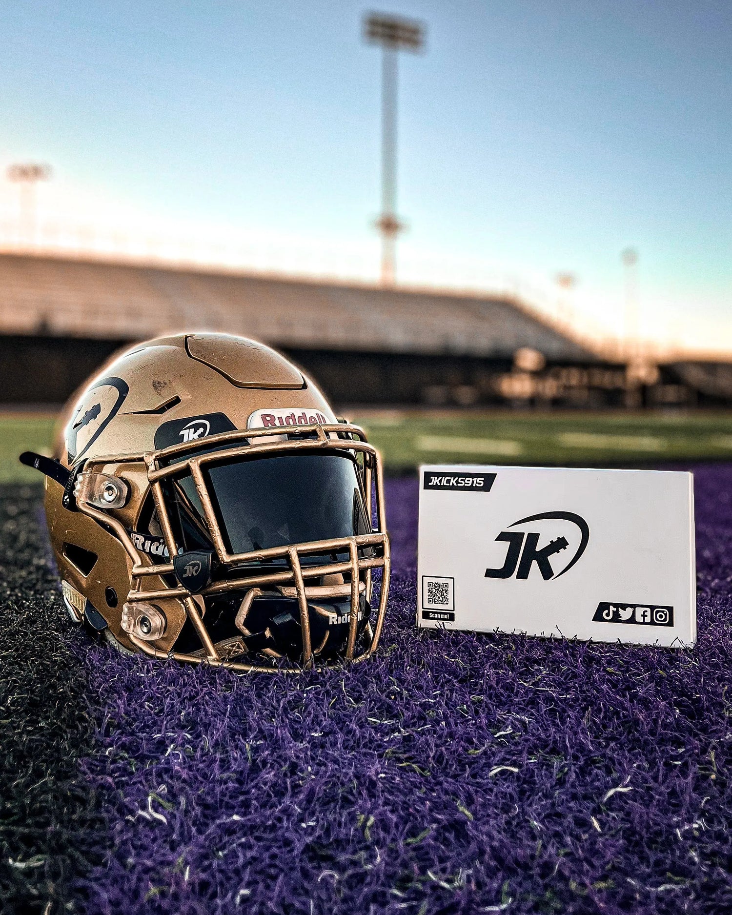 OP 1.0 Black Football Visor Gameday Custom Kicks