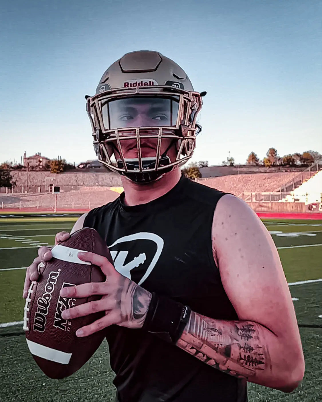 OP 1.0 Clear Football Visor Gameday Custom Kicks