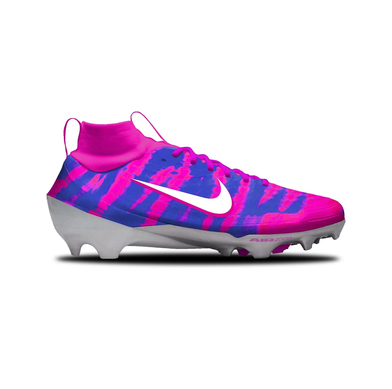 Tie Dye Football Cleats Gameday Custom Kicks