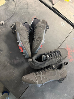 Jordan 1 Phantom Travis Scott Cut & Sew Material Football Cleats Gameday Custom Cleats