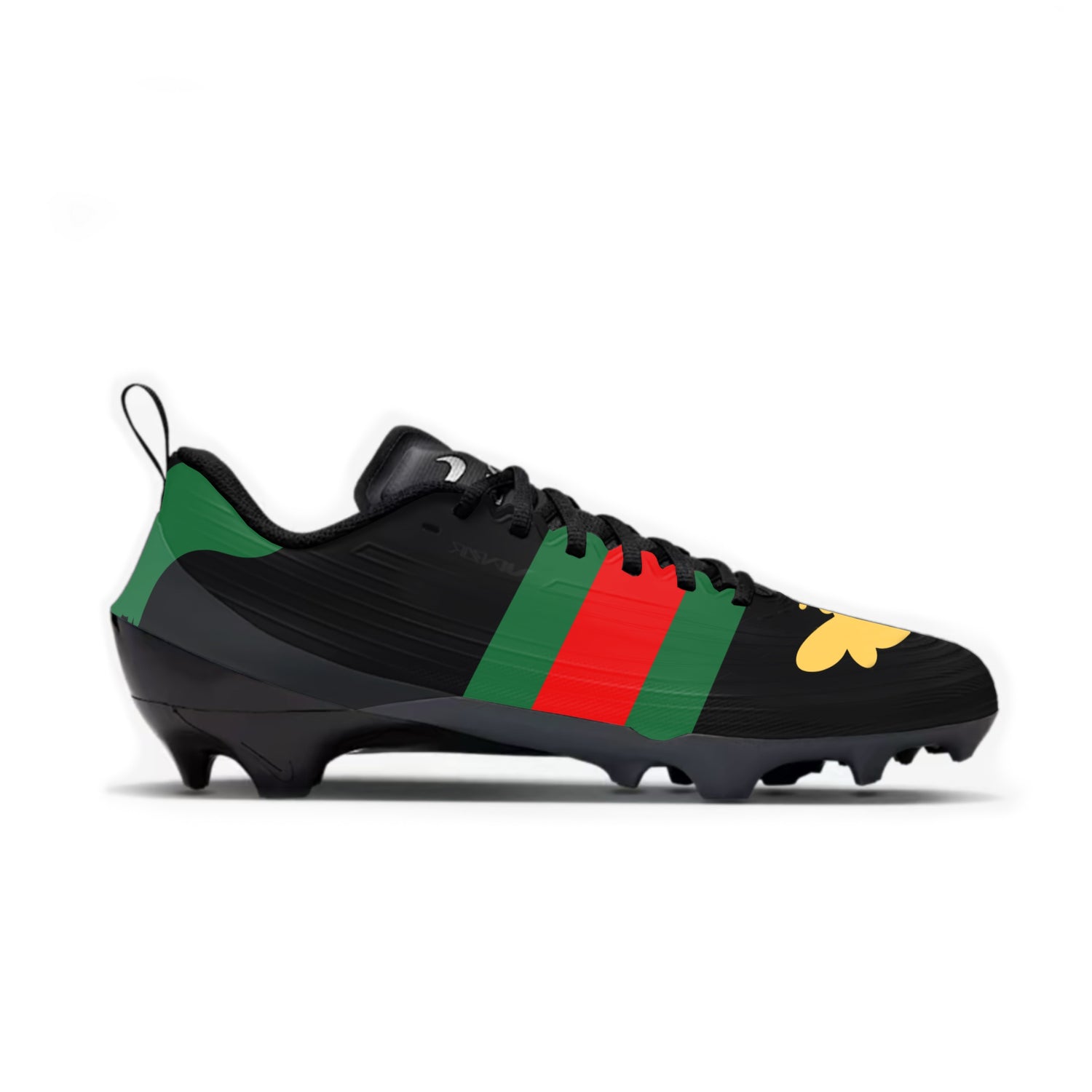 Bee Stripe Football Cleats